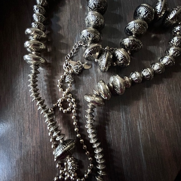 Chico’s silver tone long necklace - Picture 7 of 16